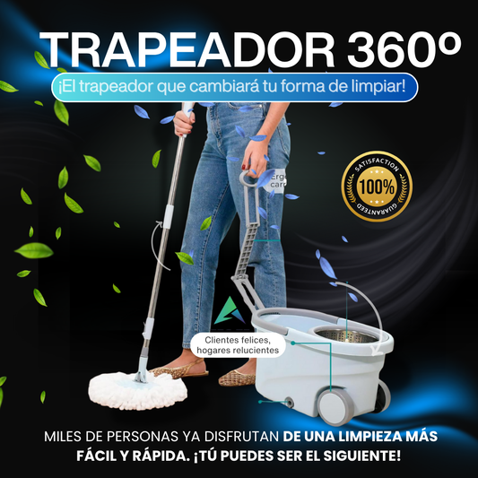 Trapeador giratorio 360 GRAZIE