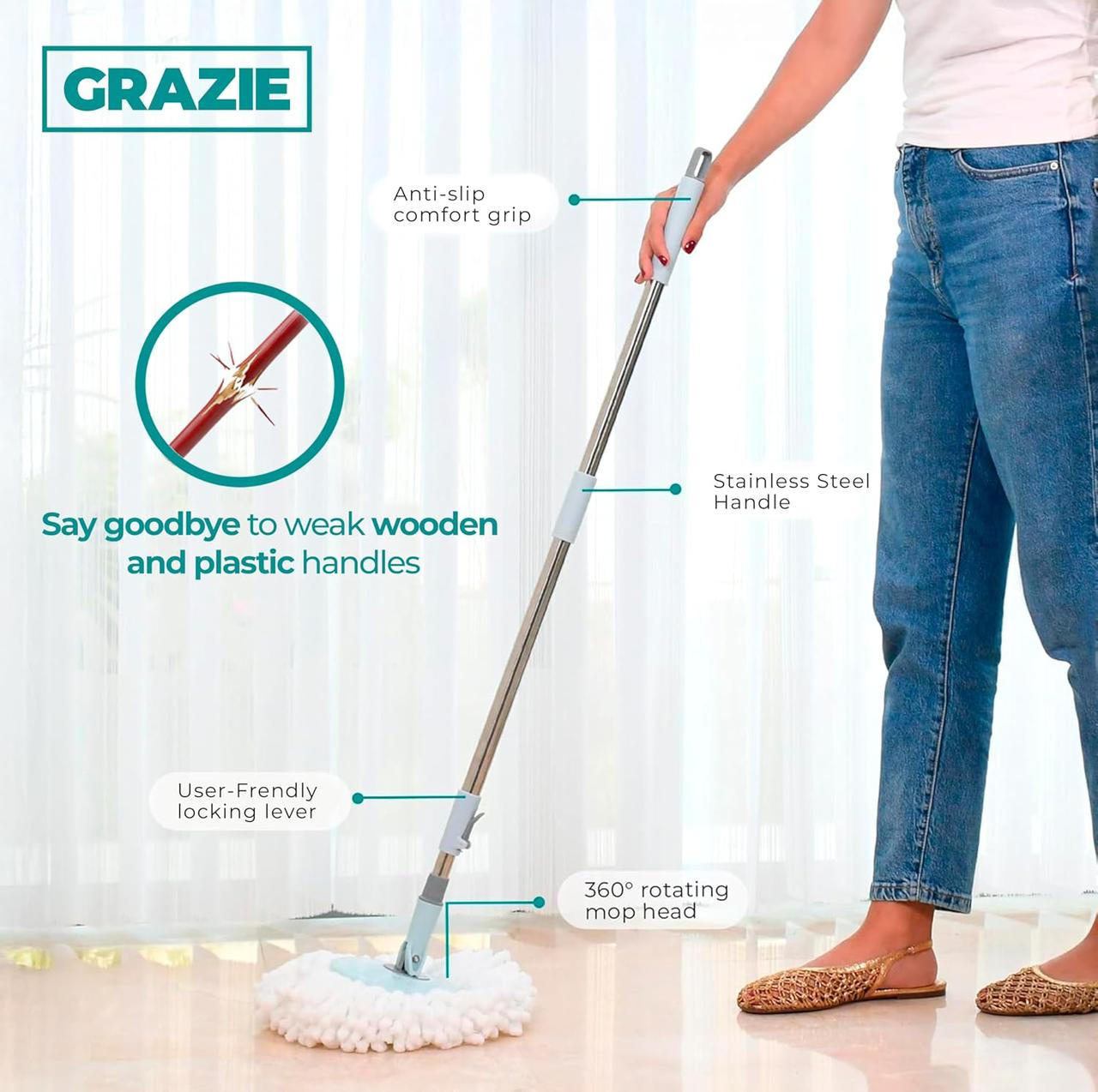 Trapeador giratorio 360 GRAZIE