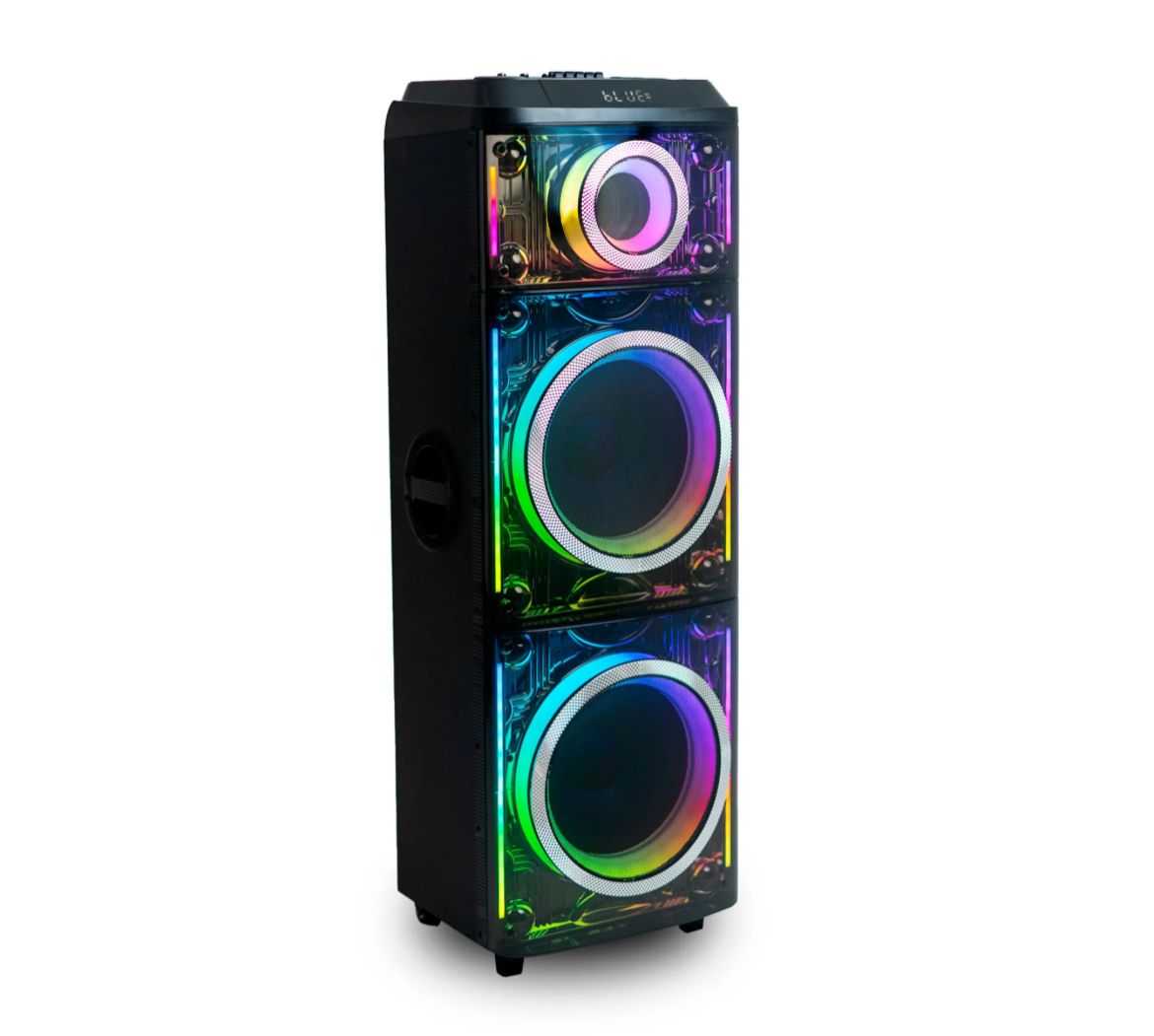 Cabina recargable doble parlante de 2 X 12